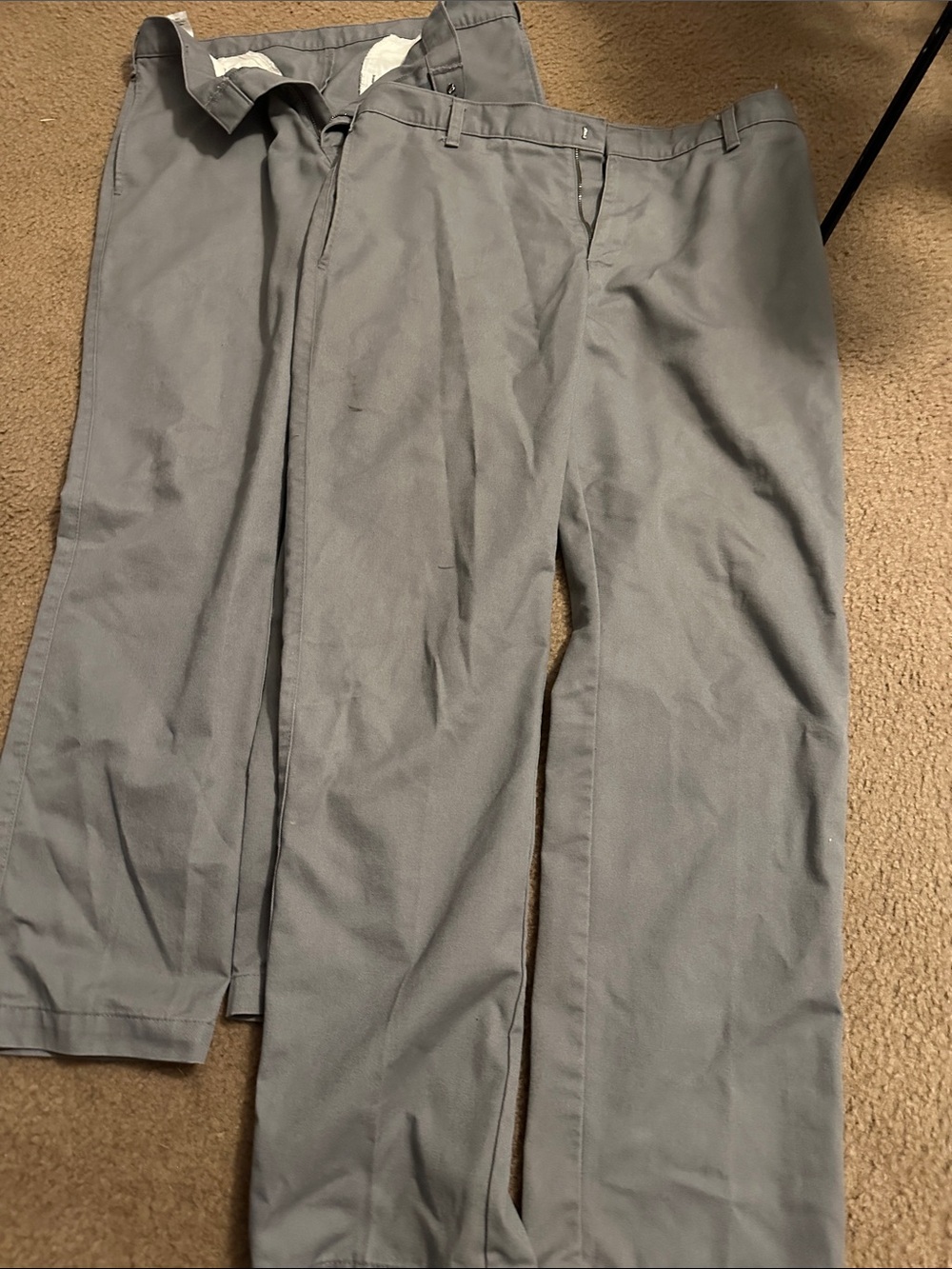 Classic Men's- Mark Twain, 32 x 32 Straight-Leg Pants in Light Gray, see photos